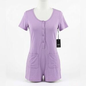 Smash and Tess High Tide Romper Lovely Lavender Size XS Oversized Comfy Chic